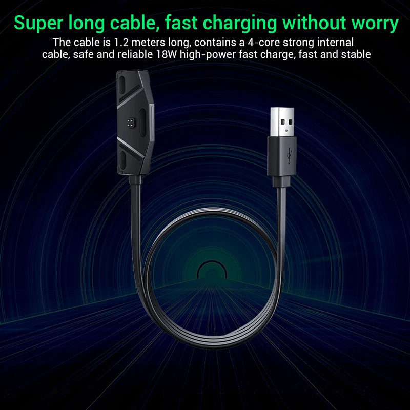 Оригинальный Магнитный зарядный кабель Black Shark 3/ 3 Pro зарядное устройство USB 2 А 1 м