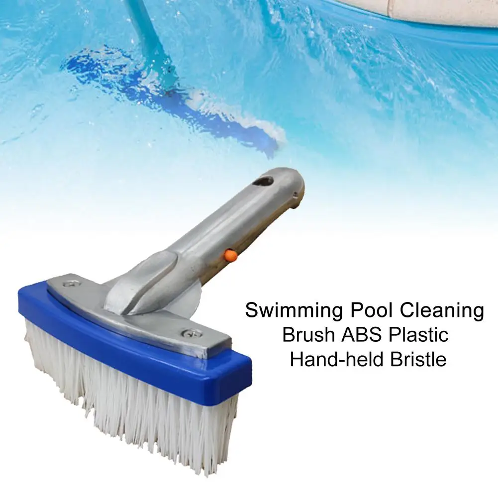 

Swimming Pool Cleaning Brush ABS Plastic Hand-held Bristle Comfortable To Hold And Easy To Clean Suitable For Spas And Hot Tubs