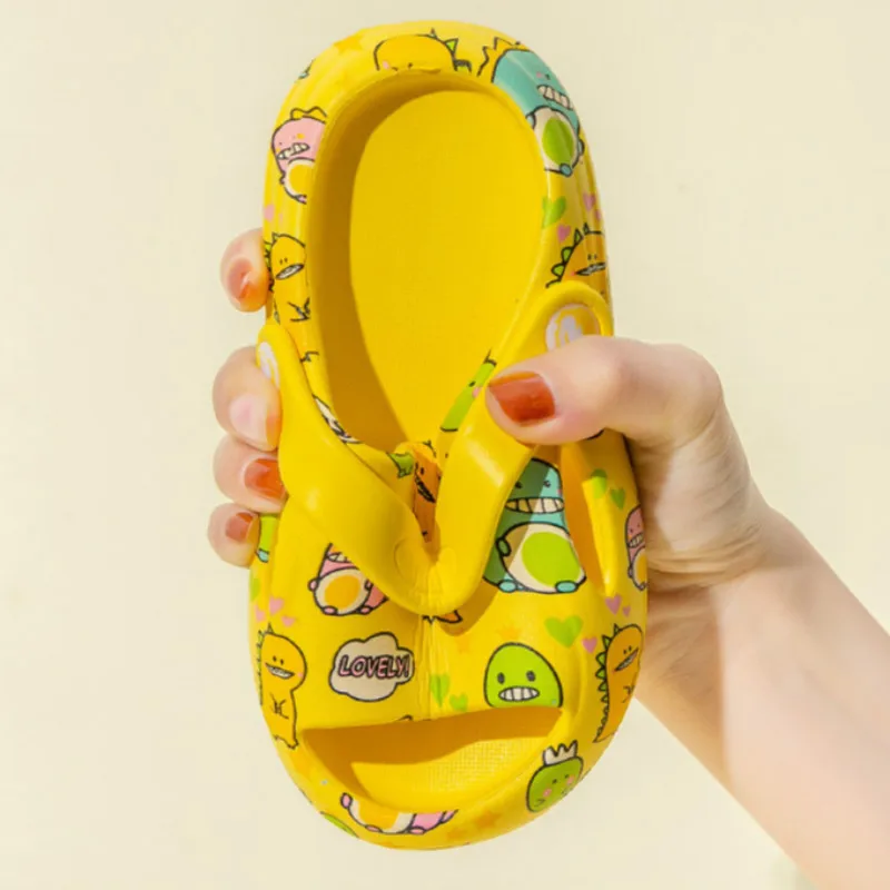 

Children's Sandals Summer Two-Purpose Boys Girls Beach Slippers Print Cartoon Dinosaur Hole Shoes Baby Garden Shoes Eva
