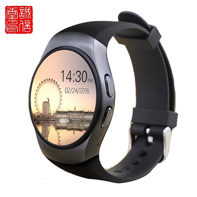 Смарт-часы KW18 Bluetooth пульсометр шагомер SIM умные часы телефон для Android IOS мужчин