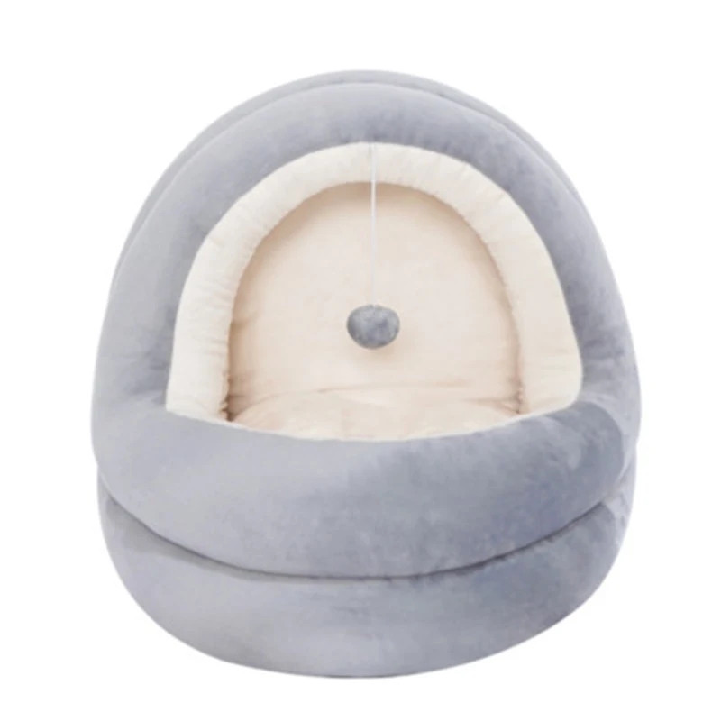 

Cat House With Funny Ball Design Semi-enclosed Can Be Removed And Washed Warm Pet Supplies In Winter Small Cat House Pet House