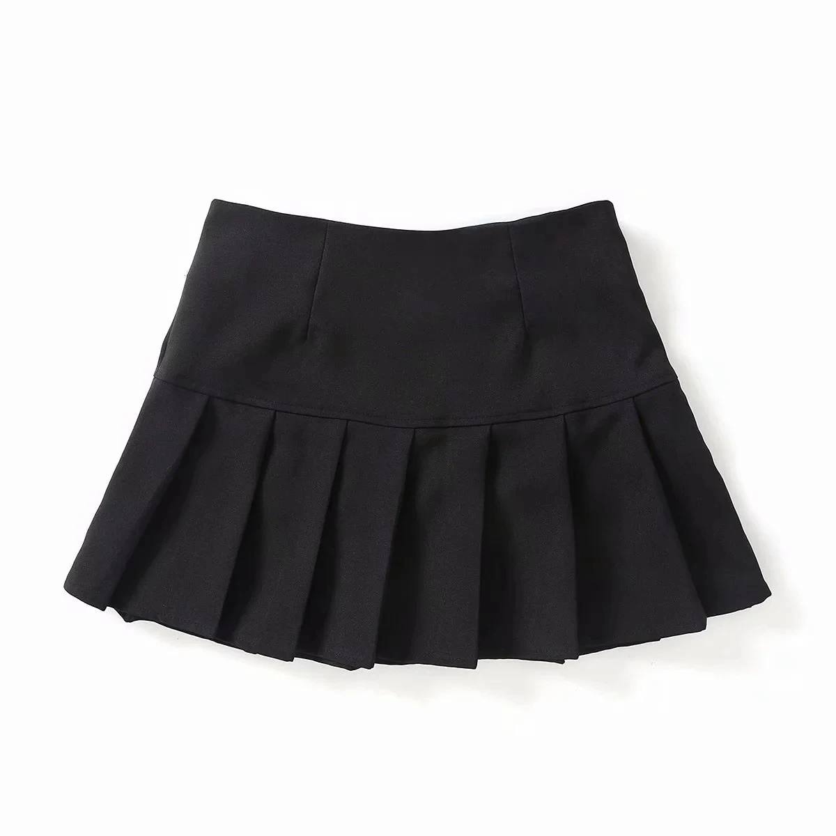 

2021 womens shorts skirt A-line White High Waist Mini Skirt Ruffle Casual Womens Tenny Skirts summer ladies pleated shorts