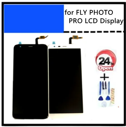 Для FLY PHOTO PRO ЖК-дисплей дигитайзер сенсорный экран в сборе Бесплатная доставка |