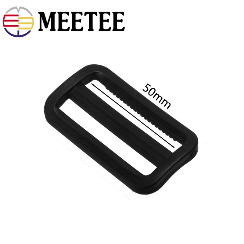 Meetee 25 мм 32 38 50 пластиковая Регулируемая пряжка для рюкзака чемоданов ремней
