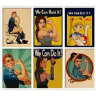 5D полноразмерная Алмазная картина сделай сам, мультяшная забавная картина, мы можем сделать это, постер, Алмазная мозаика, вышивка крестиком, искусство, домашний декор, подарок