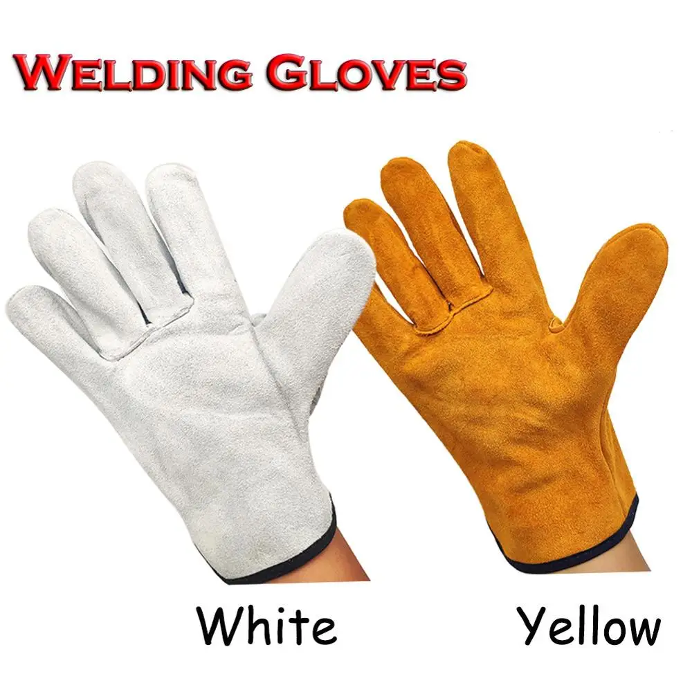 Перчатки для сварочных работ Нескользящие термоизоляционные бесшовные варежки