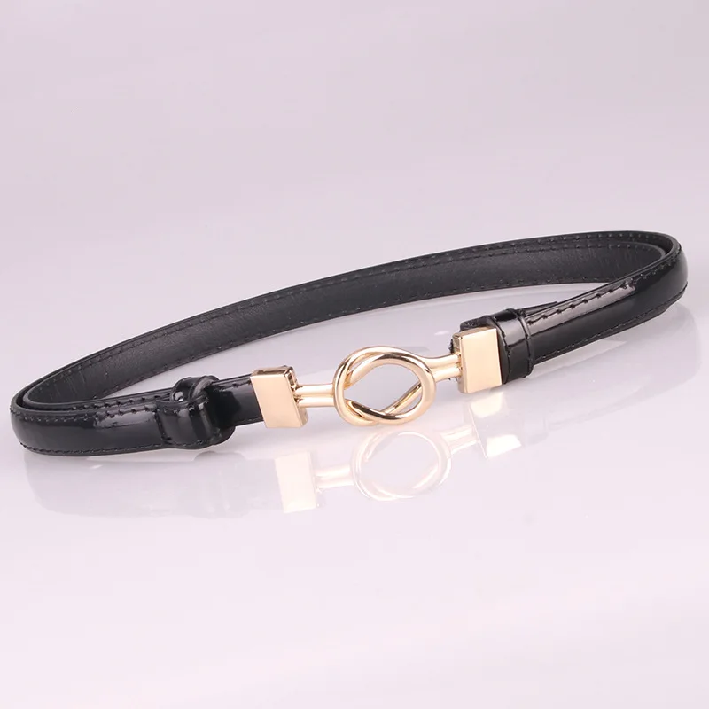 Женский эластичный регулируемый ремень элегантный из искусственной кожи с