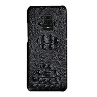 leather phone case for xiaomi redmi note 9s 8 710 11 k20 k30 pro mi 9 se 9t 10 a2 a3 mix max 3 poco f1 x2 crocodile head texture