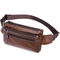 men waist bag pack travel purse casual mens leather belt bags heuptas hip bags male fanny pack leather waist bag for men