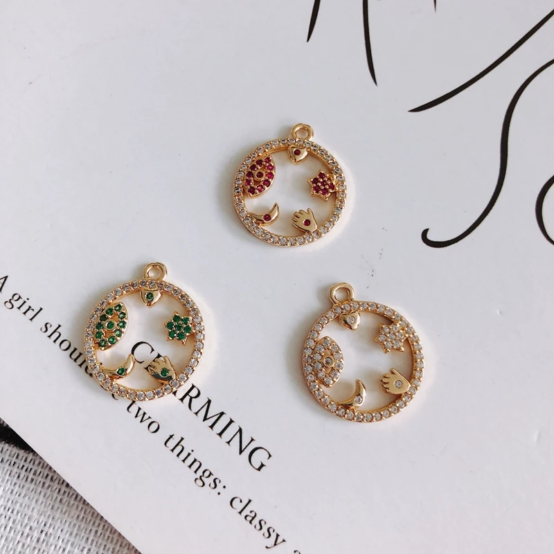 

Ювелирные аксессуары «сделай сам», круглые полые звезды, луна, сплав, аксессуары для ювелирных изделий, материал