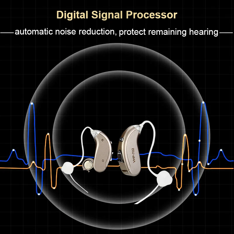 4 канальный цифровой слуховой аппарат Рик ухо слуховые аппараты усилители звука