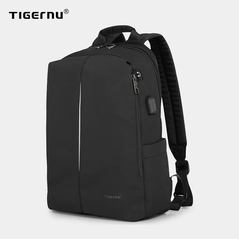 Рюкзак Tigernu 2021 Новая мода рюкзак для мужчин 4.0A USB зарядка 15 6 дюймовый ноутбук