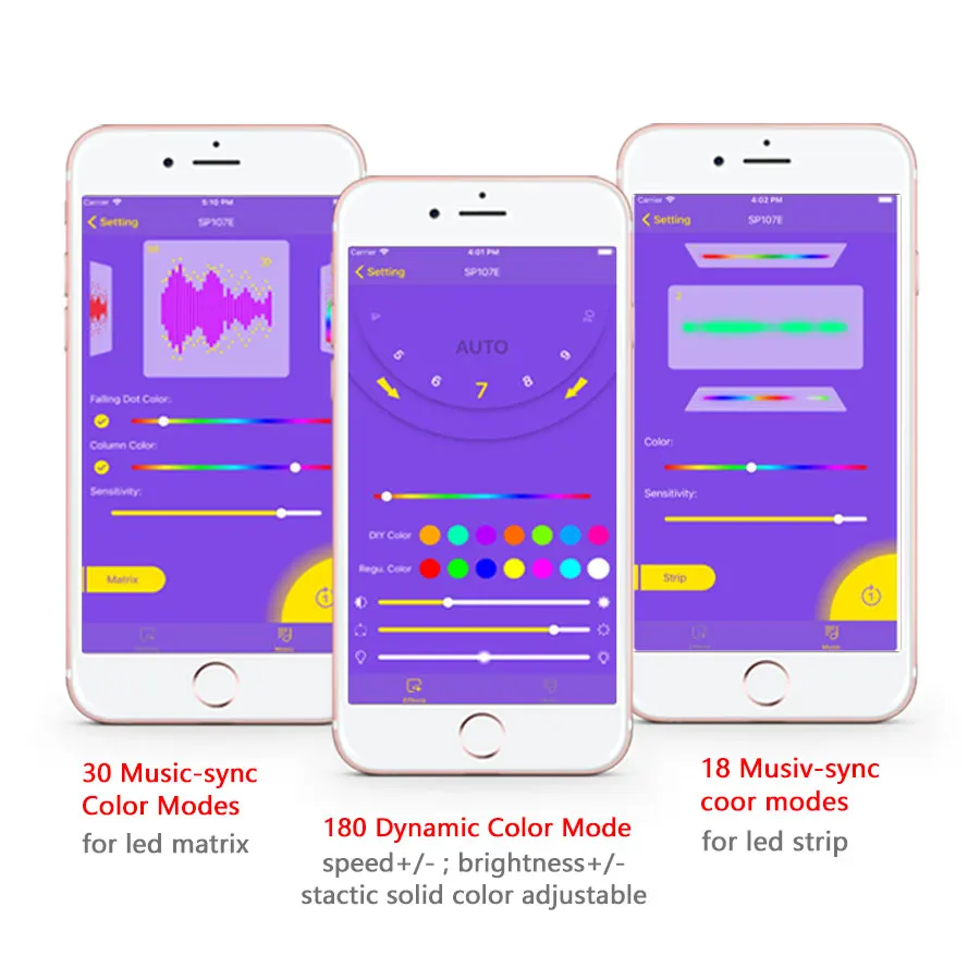 Светодиодный Bluetooth-контроллер SP107E полноцветная светодиодная лента RGB с