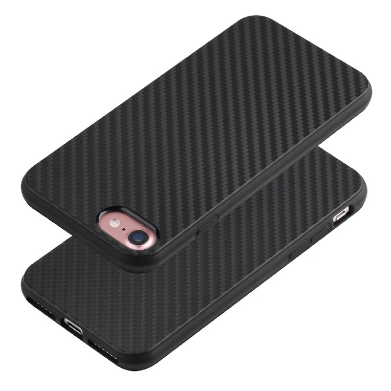 Чехол RAMEZY из экологичного углеродного волокна для iPhone 7 8 Plus 6 6S XS MAX Мягкий