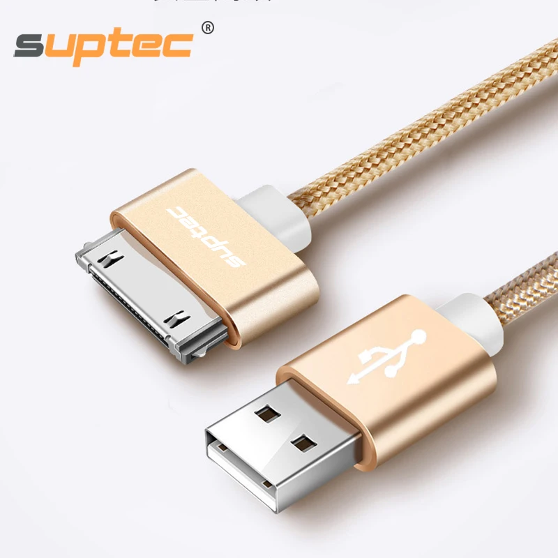 

SUPTEC USB Cable for iPhone 4 s 4s 3GS iPad 2 3 iPod Nano touch Fast Charging 30 Pin Original Charge Adapter Charger Data Cable