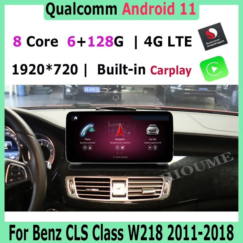 

10.25/12.5inch Snapdragon Android 11 Car Multimedia Player GPS for Mercedes Benz CLS Class W218 2011-2018 with WiFi Autoradio