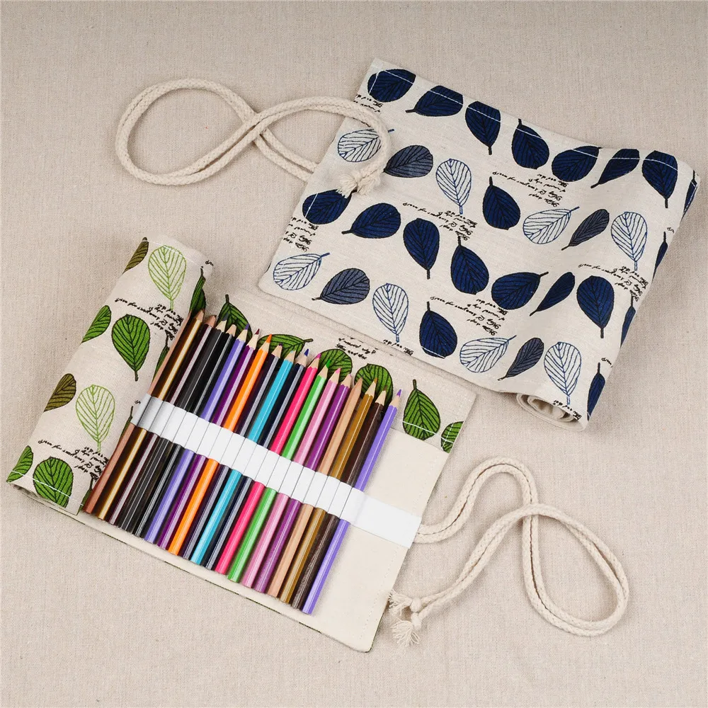 Милый пенал для школы с отверстиями 12/24/36/48/72 большой картридж девочек и мальчиков