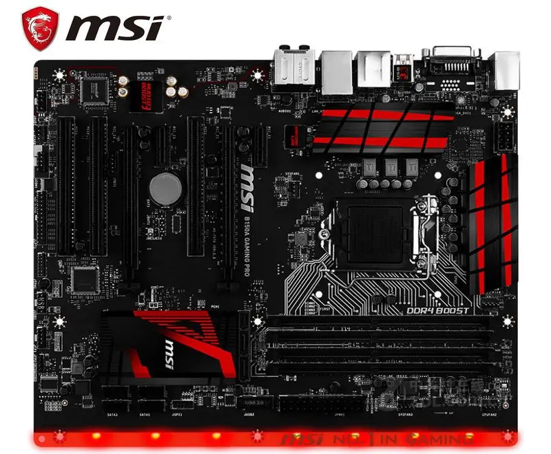 Оригинальная материнская плата для MSI B150A GAMING PRO LGA 1151 DDR4 64 Гб USB2.0 USB3.0 USB3.1 B150 б/у