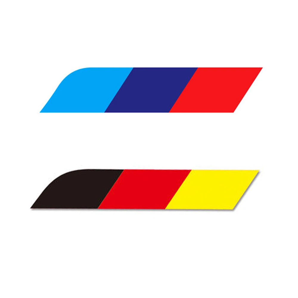 M 3 цвета боковая юбка стикер задний багажник наклейка для BMW Все модели X1 X3 X5 E46 E39