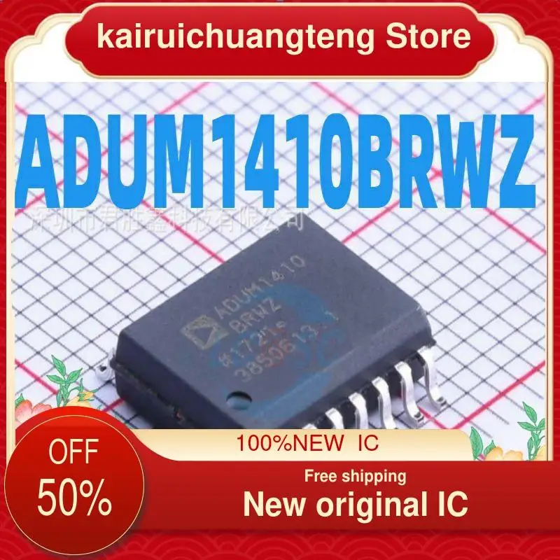 

10-200PCS ADUM1410BRWZ New original IC Digital Isolator Chip