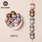 10 шт., Силиконовые Прорезыватели для зубов, без бисфенола А