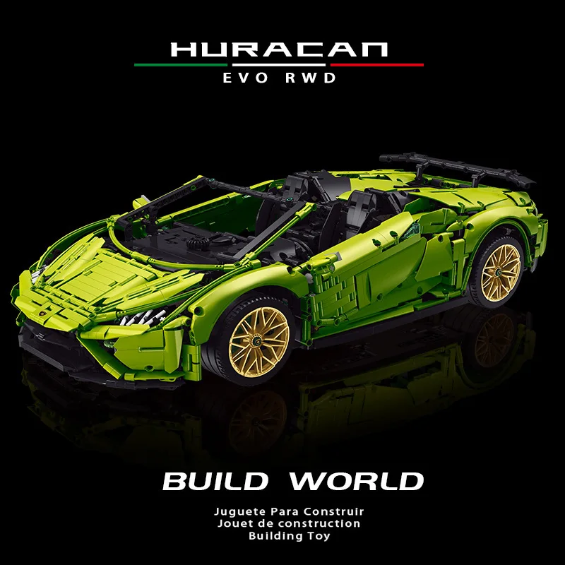 

EVO 3239 шт. технический Радиоуправляемый гоночный автомобиль супер автомобиль строительные блоки город дистанционное управление спортивный ...