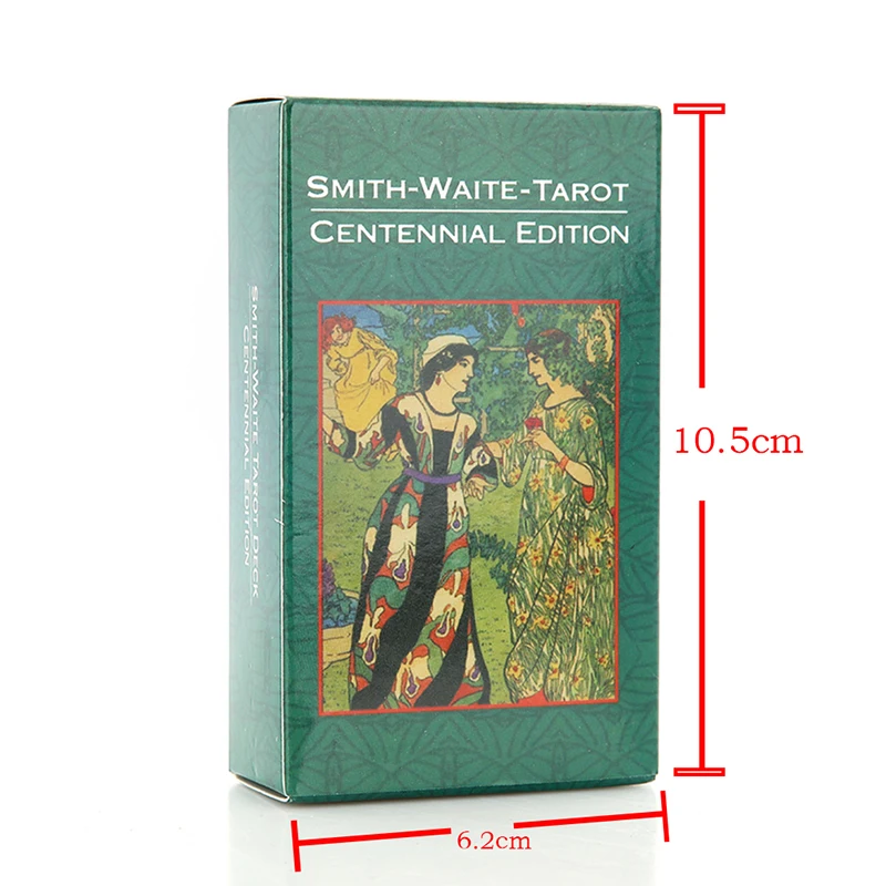 

Tarot Deck Board Game Cards 78Pcs/Set Funny Cards Smith Full English Radiant Rider Wait Tarot Cards 10.5 cm x 6.2 cm x 2.5