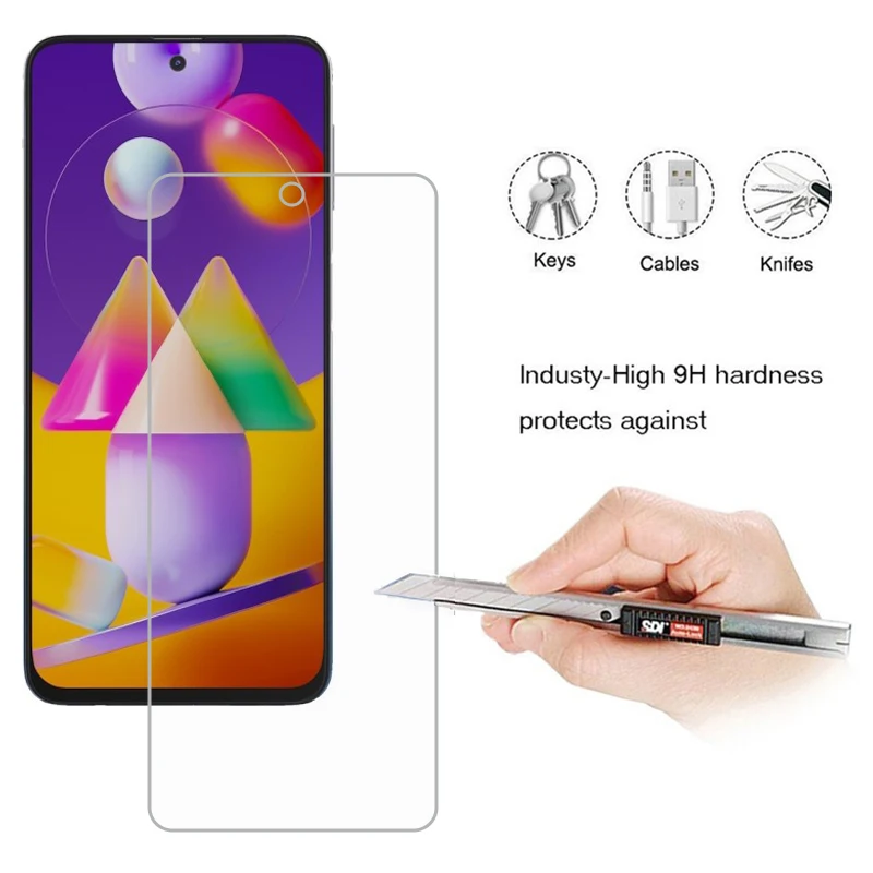 Закаленное стекло для Samsung Galaxy M31s Защита экрана SM M317F/DS защитное на без NFC