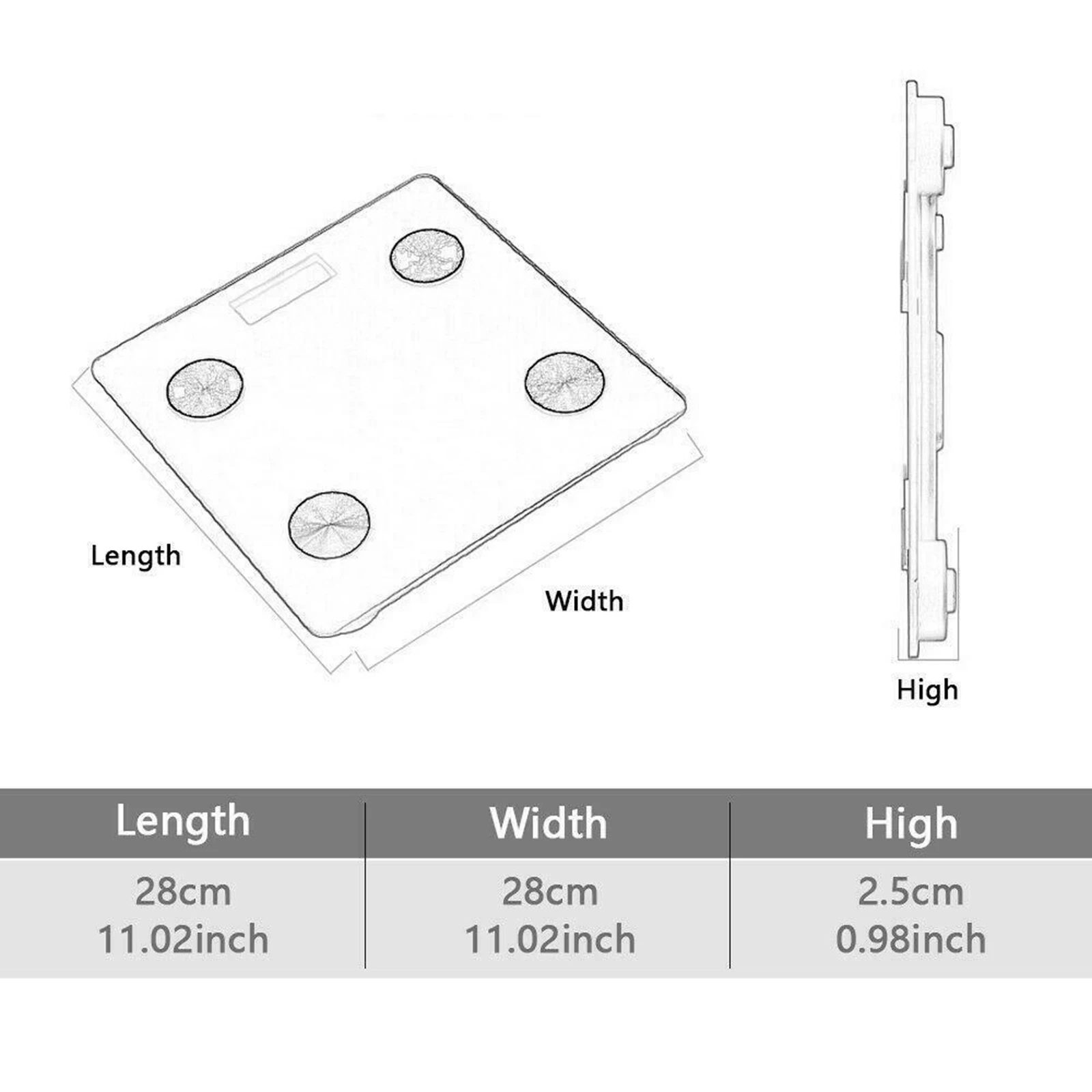 

Smart Digital Scale Body Fat BMI Measurement BT Scale This Device Is Compatible With Google Fit/Apple Health/Fitbit Appp