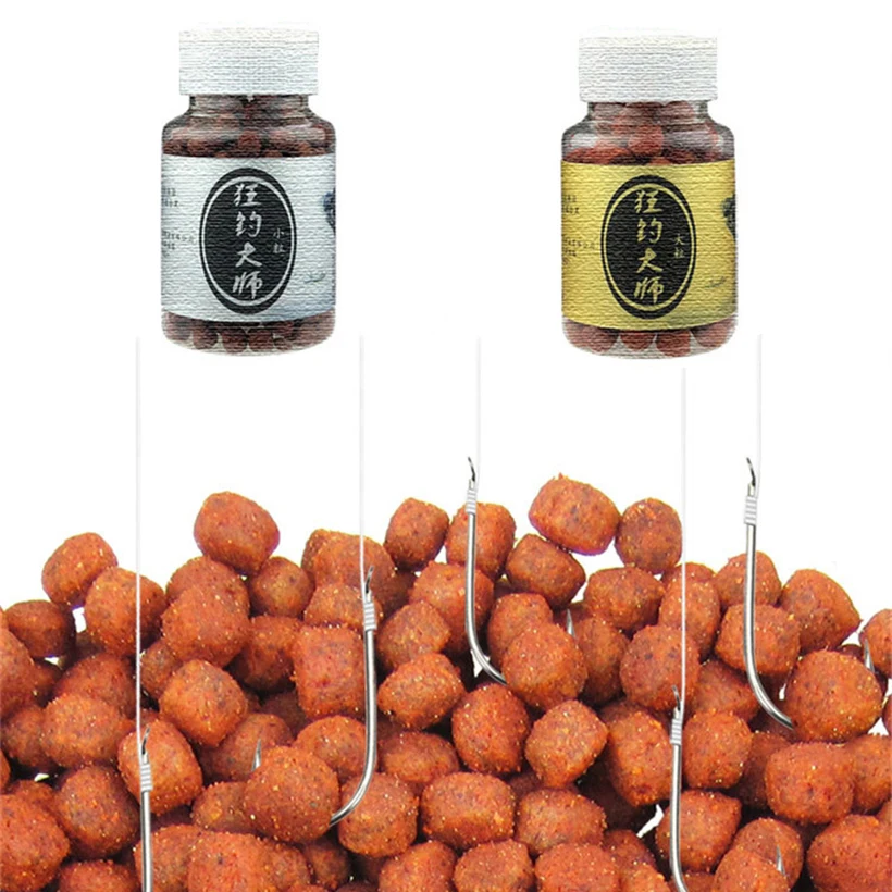 

350Pcs 1 Bottle Intense Floating Smell Soft Lures Particles Balls Artificial Feeder Fish Beads Flavor Cylinder Terminal Fishing
