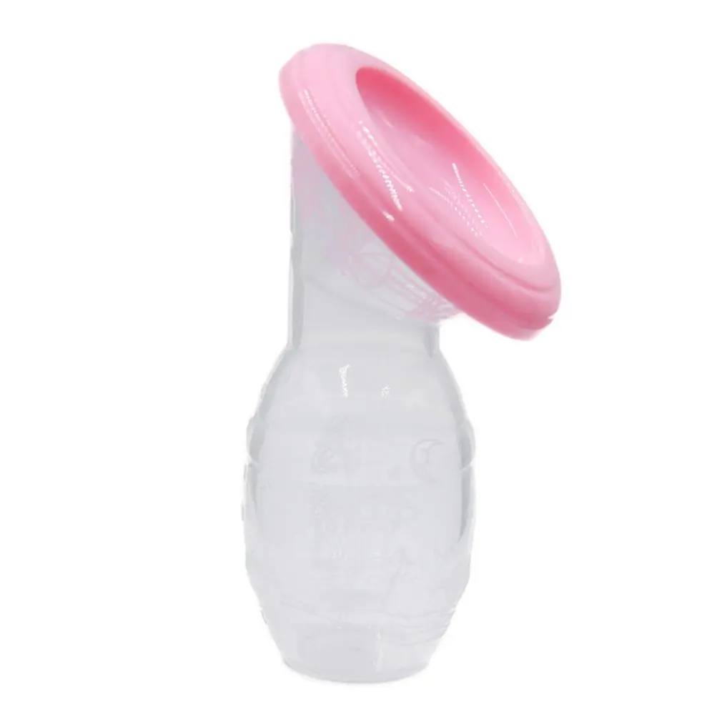 

Mom Breast Feeding One-handed Manual Breast Pump Baby Suction Milk Feeding Saver Bottle Silicone Artifact Nipple Bottle Sucking