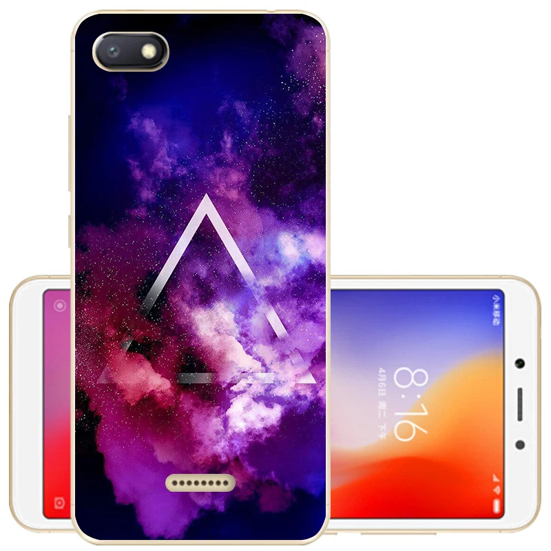 7 Чехол для Xiaomi Redmi 6A, чехол для Redmi 7A, Мягкая силиконовая задняя крышка для Redmi 8A, чехол из ТПУ для Xiaomi Redmi 6A 6 A A6 6 Pro, чехол для телефона s - Цвет: 7
