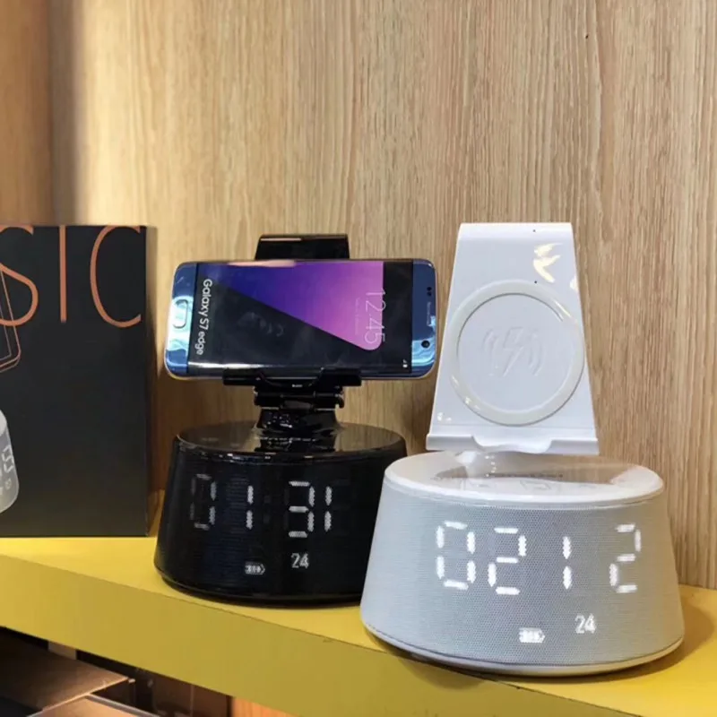 Bluetooth динамик беспроводной зарядное устройство Pad держатель телефона B карта