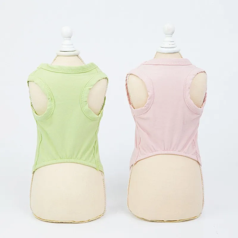 Домашние животные кошки собаки жилет Мультяшные стили одежда для домашних