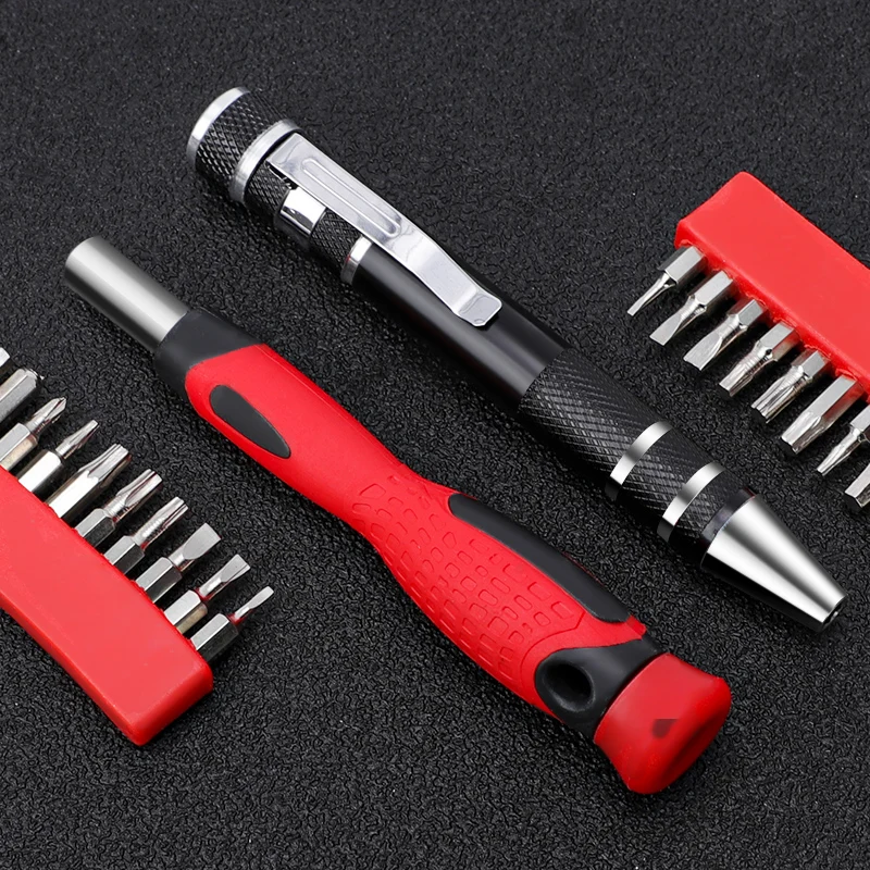 

10 In 1 Multi-function Screwdriver Bit Set, Slotted Cross, Hexagon Socket, Disassemble Screw Sets, Household Repair Tools