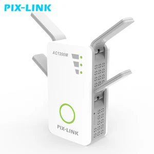pixlink 1200mbps wireless router wifi range extender repeater signal booster 2 45ghz dual band ap wps with 4 external antennas free global shipping