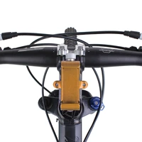 bike phone mount aluminum alloy mount bracket for motorcycle bike riding shockproof fixed navigation mobile phone bracket