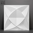 Трехмерная декоративная 3D настенная панель, волнистая, алмазная, не клеящаяся, водонепроницаемая плитка, настенная 3D наклейка для гостиной, 30 см