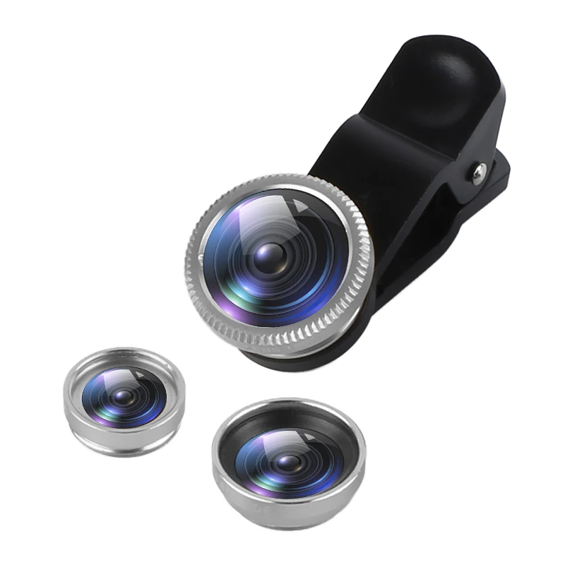 Universal Fish Eye 180 Degrees 0.67X Wide-angle Lens CellPhone Smartphone Fisheye Wide Angle Macro Camera Lenses For Lenovo | Мобильные