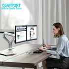 Настольная подставка для монитора с двумя кронштейнами, полностью Регулируемый Алюминиевый держатель для монитора с газлифтом для OZ-2 17-32 дюйма