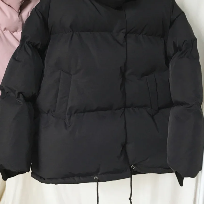 Winter Jacket Men's Warm Thicken Parka Men Fashion Solid Color Casual Stand Collar Coat Man Loose Cotton Couple Jackets Clothes