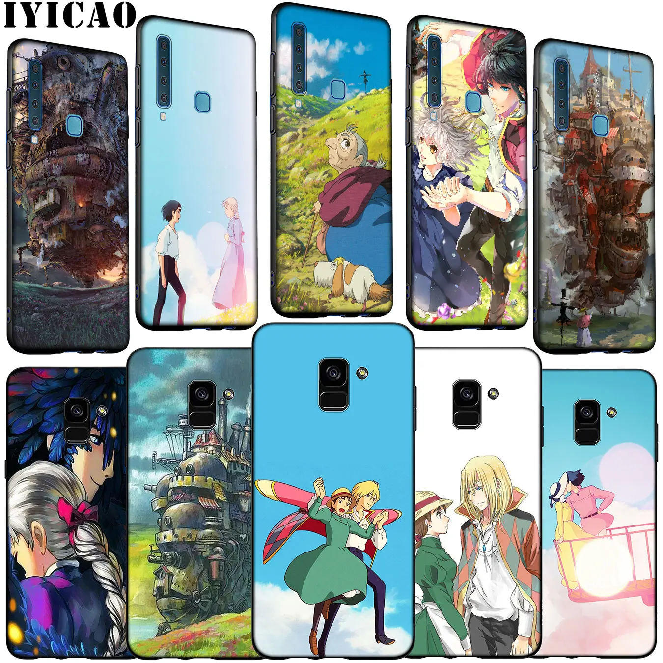 Howl's Howls Moving Castle Мягкий силиконовый чехол для телефона Samsung Galaxy A6 A7 A8 A9 2018 A3 A5 2016 2017