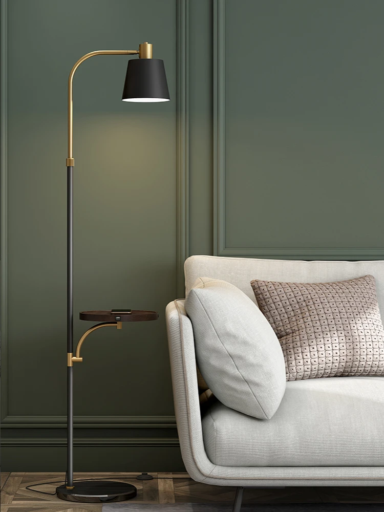 

Напольная Лампа с беспроводной зарядкой, минималистичный светильник в стиле Ins, роскошная Напольная Лампа в скандинавском стиле для спальн...