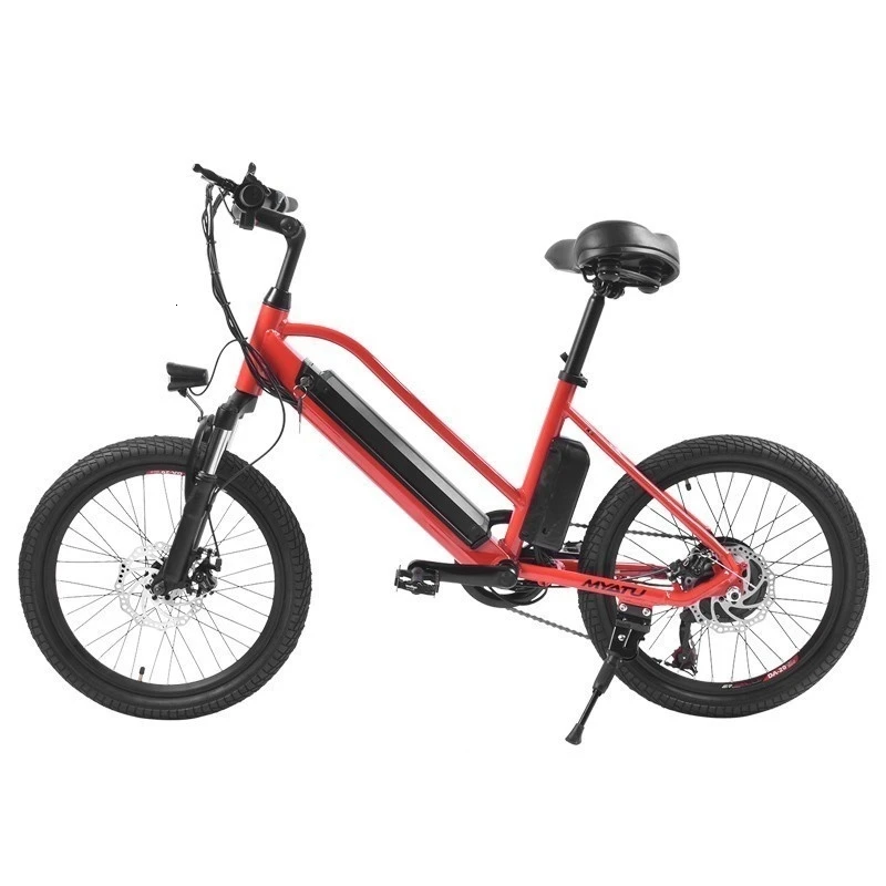 MYATU Electric Bikes Adults 2 Wheels 20 Inch Bicycle Brushless Motor 250W 36V Black Red/Blue Portable E bike Scooter | Спорт и