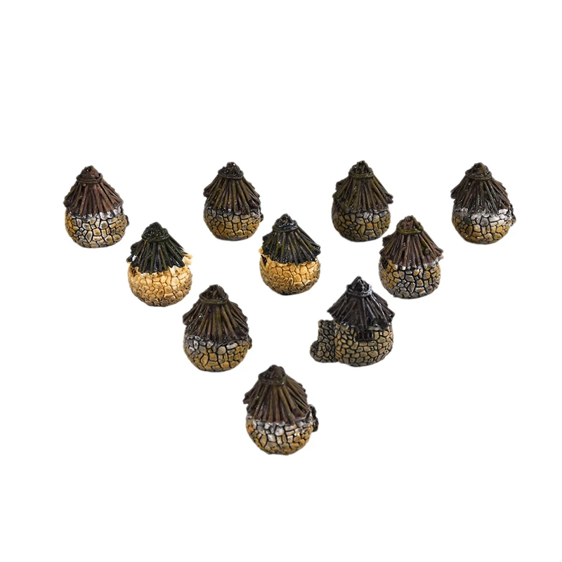 Сказочный Сад камень дом Миниатюрный Ремесло Мини Пейзаж орнамент Декор 10