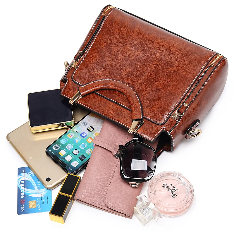 

Bags for Women Lady Luxury Brand PU Leather Purses and Handbags Shoulder Designer Travel Holiday Large Capacity New Fashion