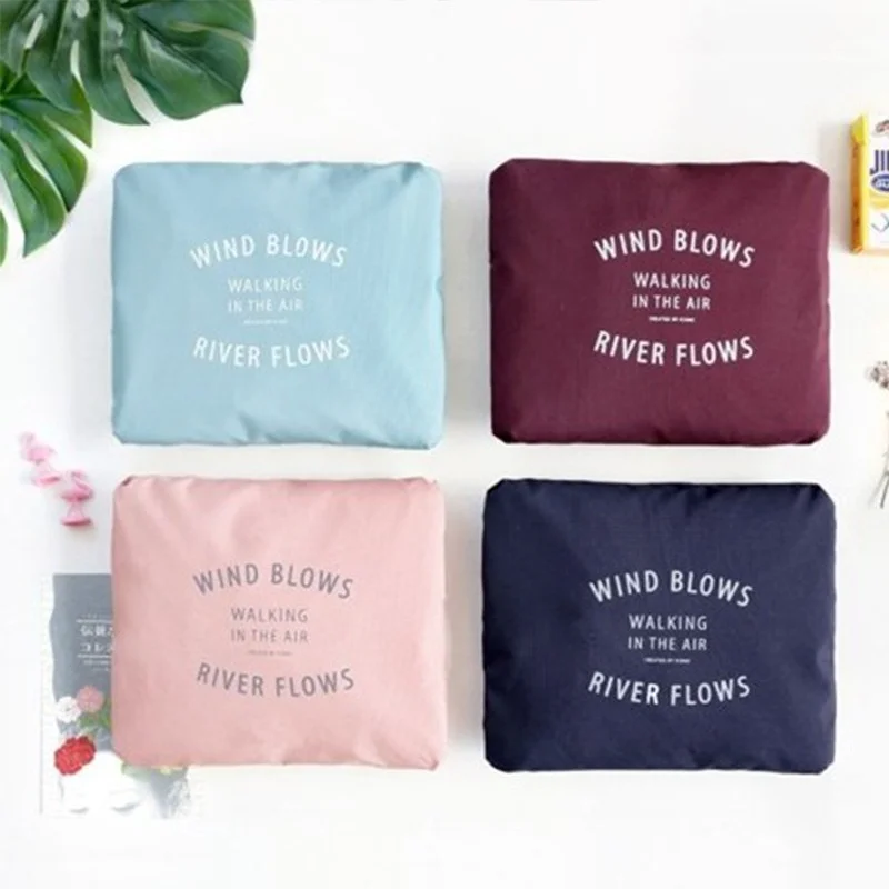 Однотонная складная сумка для путешествий самолета многофункциональная покупок