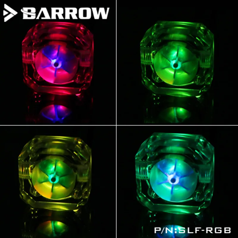 

Barrow RGB LED water cooling system dedicated water flow meter SLF-RGB, gadget