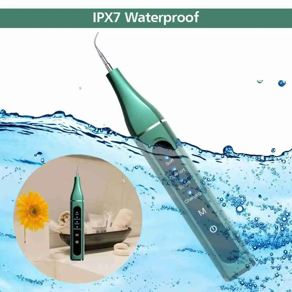 

USB Portable Rechargeable Tooth Cleaner Tartar Remover Care Oral Tartar Electric Tartar Remover Whitening G3N9