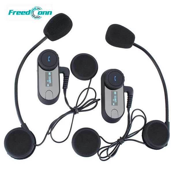 Гарнитура для шлема FreedConn 800M беспроводная с поддержкой Bluetooth и ЖК